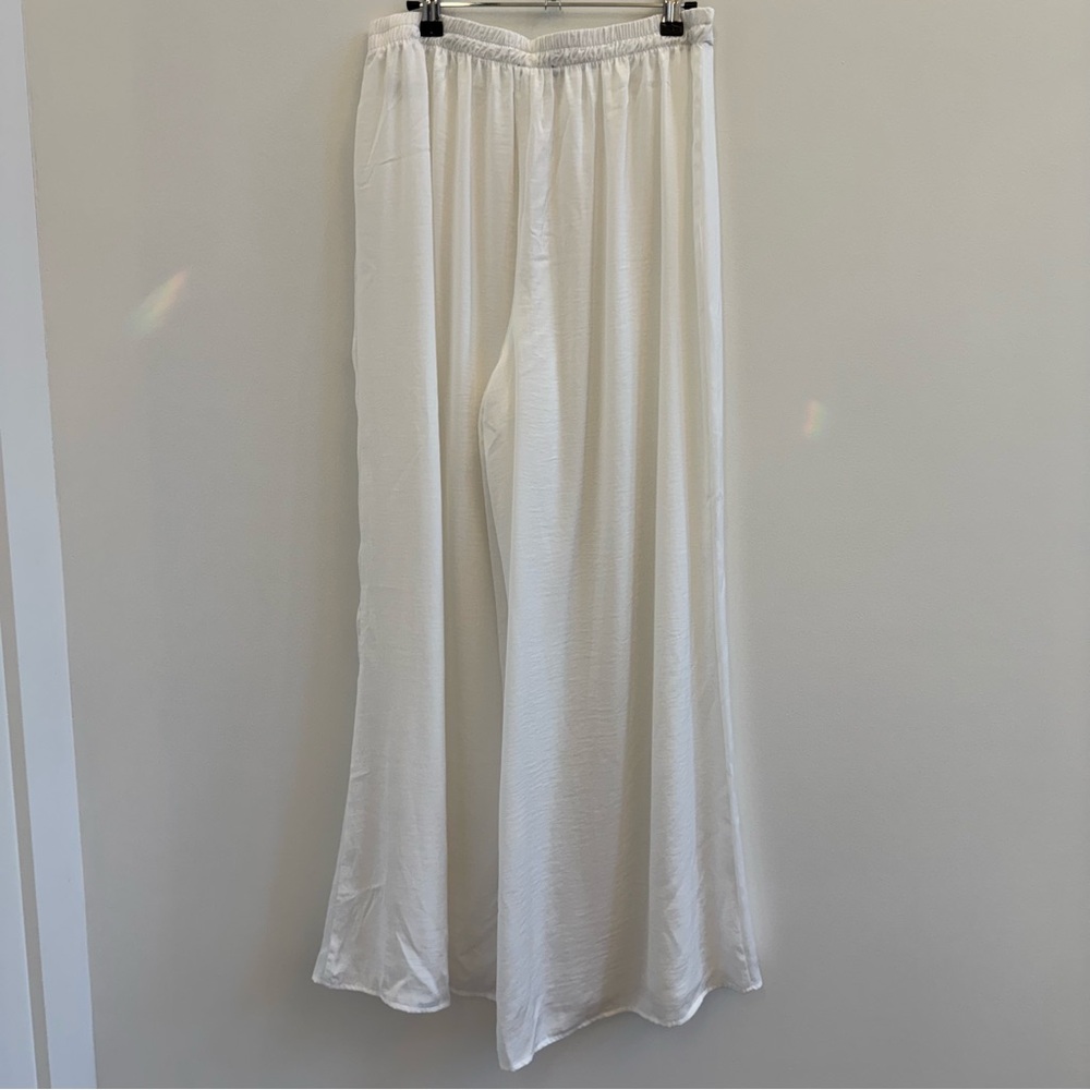 Dynamite White Wide-Leg Pants - Picture 4 of 6